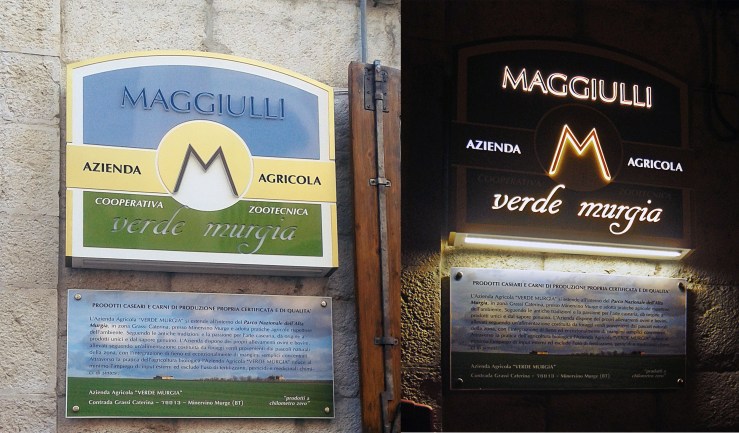 marchio verde murgia - insegna